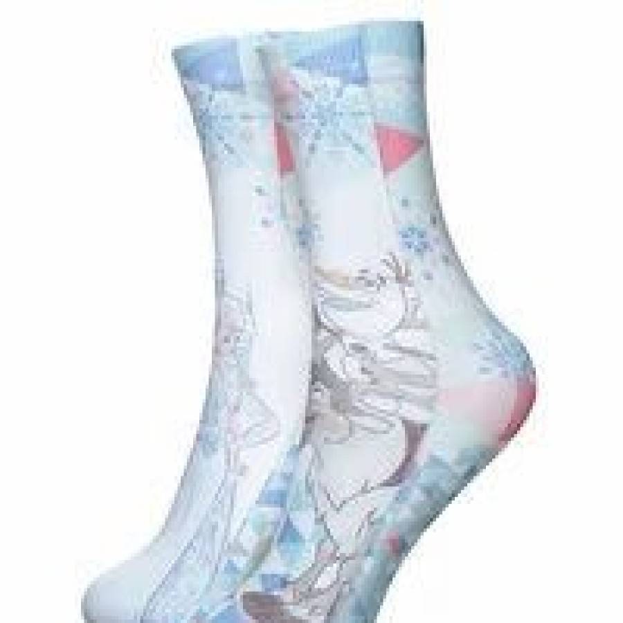 Socks * | Disney Child Socks Frozen Anna, Elsa, Sven, Olaf