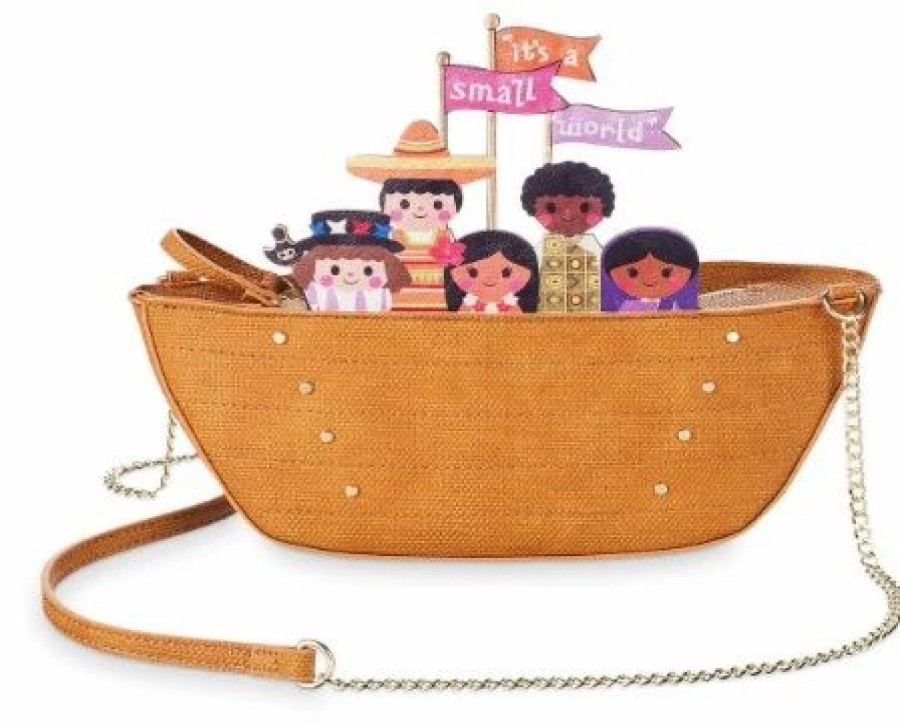 Bags And Totes * | Disney Danielle Nicole Crossbody Bag It'S A Small World