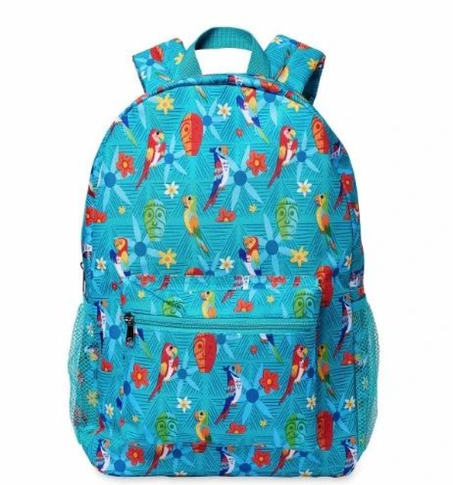 Bags And Totes * | Disney Backpack Bag Enchanted Tiki Room Blue