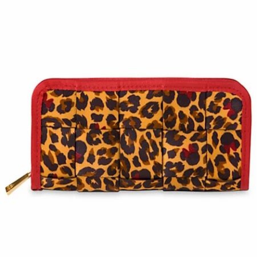 Accessories * | Disney Harveys Wallet Minnie Mouse Leopard Wallet Clutch