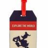 Bags And Totes * | Disney Luggage Bag Tag Tag Donald Duck Explore The World