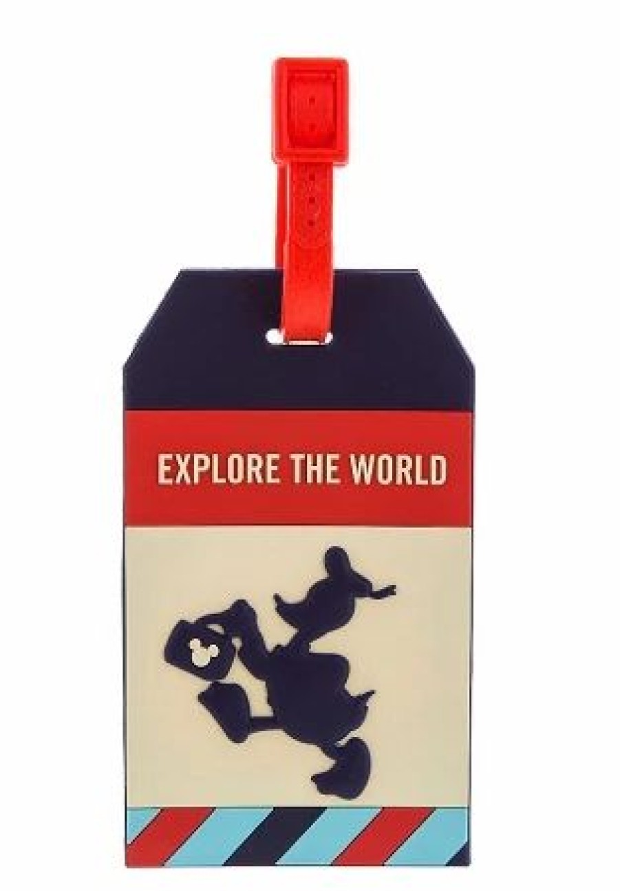 Bags And Totes * | Disney Luggage Bag Tag Tag Donald Duck Explore The World