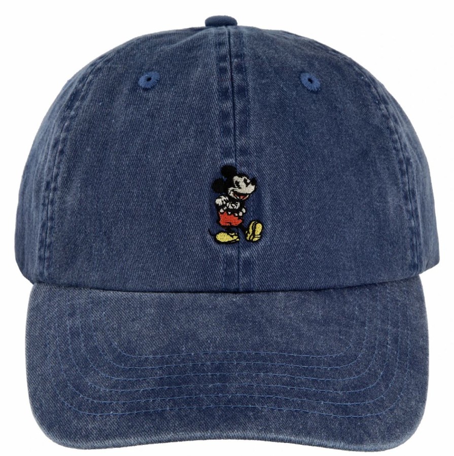 Hats * | Disney Hat Baseball Cap Mickey Mouse Denim