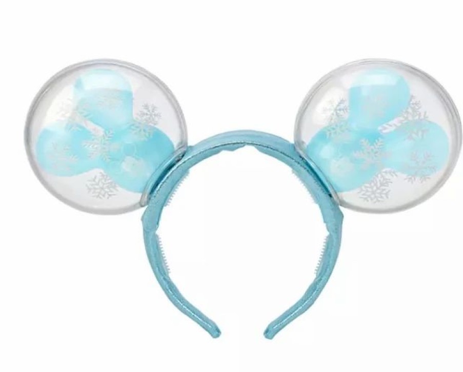 Hats * | Disney Ears Headband Mickey Mouse Snowflake Balloon Light Up