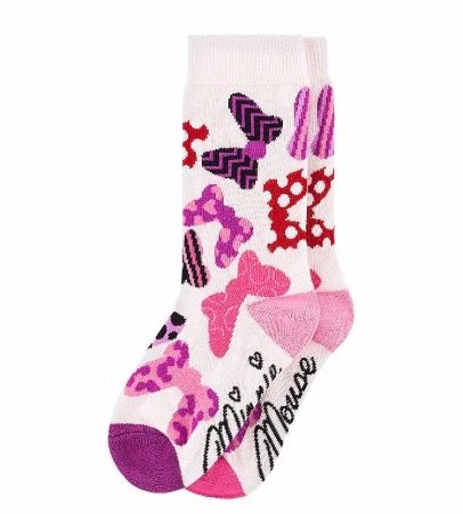 Socks * | Disney Youth Socks Minnie Mouse Bows