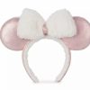 Hats * | Disney Ears Headband Minnie Mouse Sherpa Winter