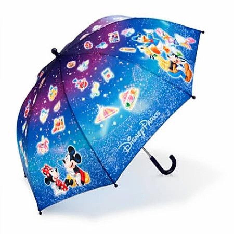 Accessories * | Disney Umbrella Mickey Mouse And Friends Umbrella For Kids Stars