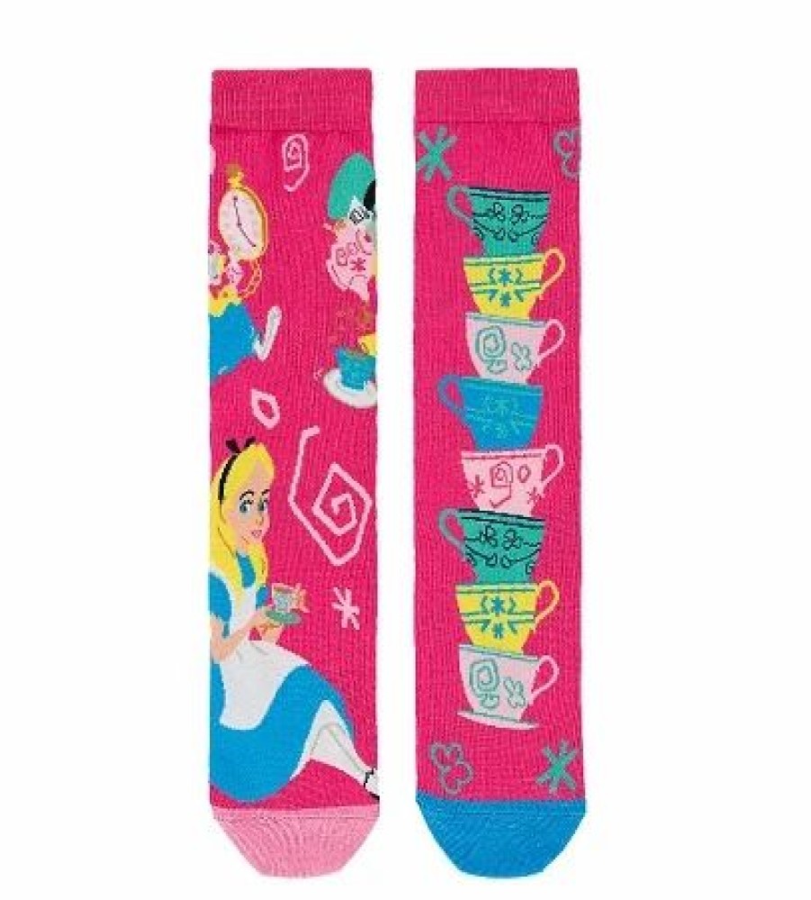 Socks * | Disney Socks For Women Alice And Friends One Size