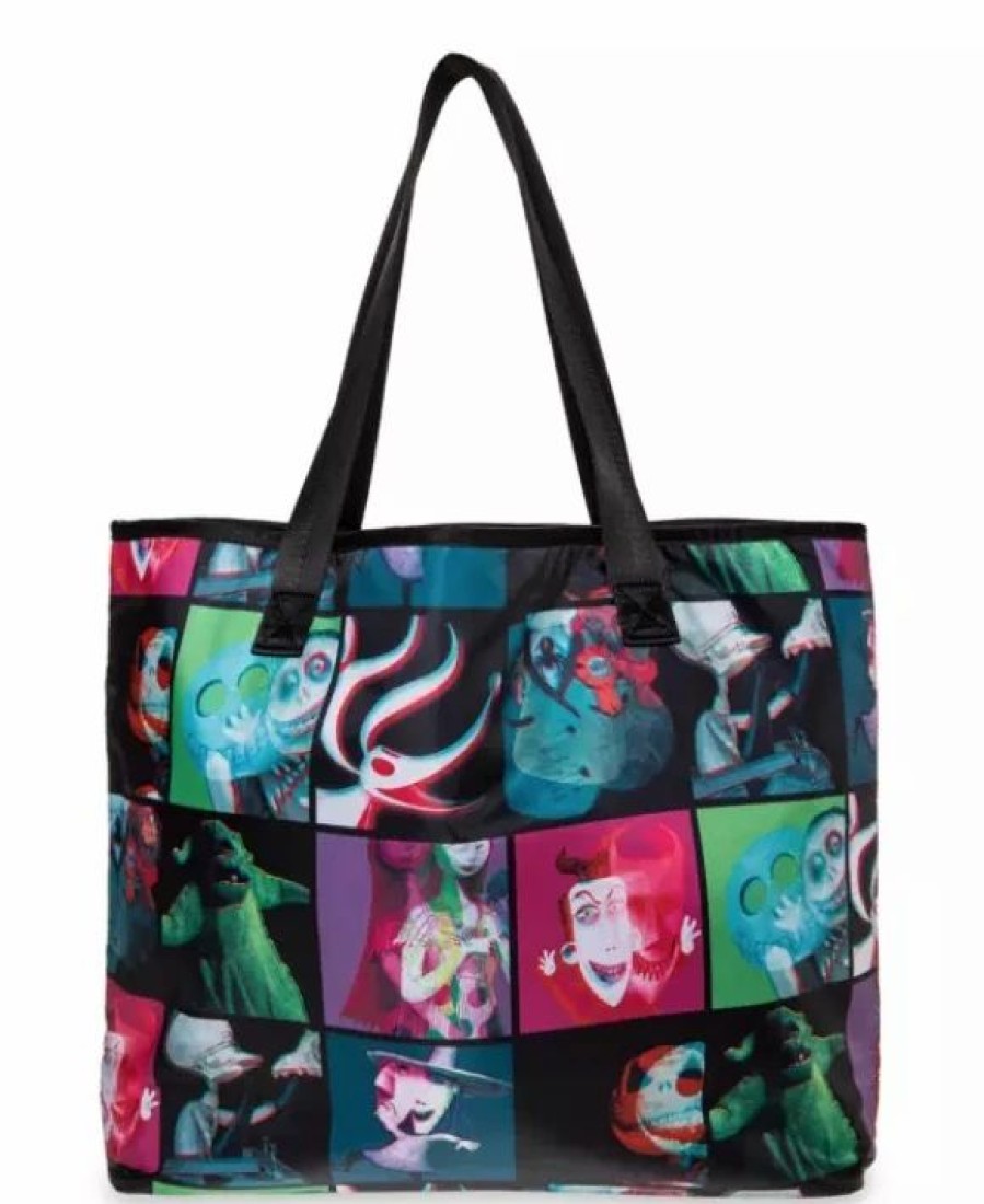 Bags And Totes * | Disney Reversible Tote Bag Nightmare Before Christmas