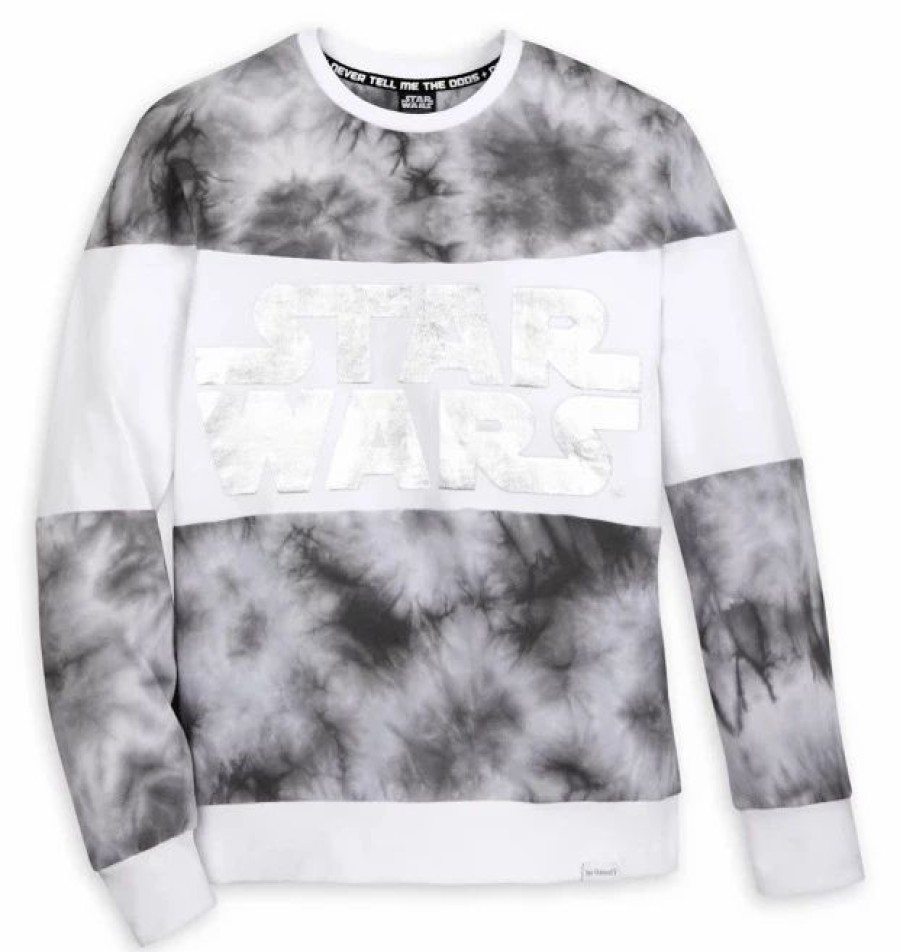 Adult * | Disney Long Sleeve Shirt For Women Star Wars Logo Cloud Wash