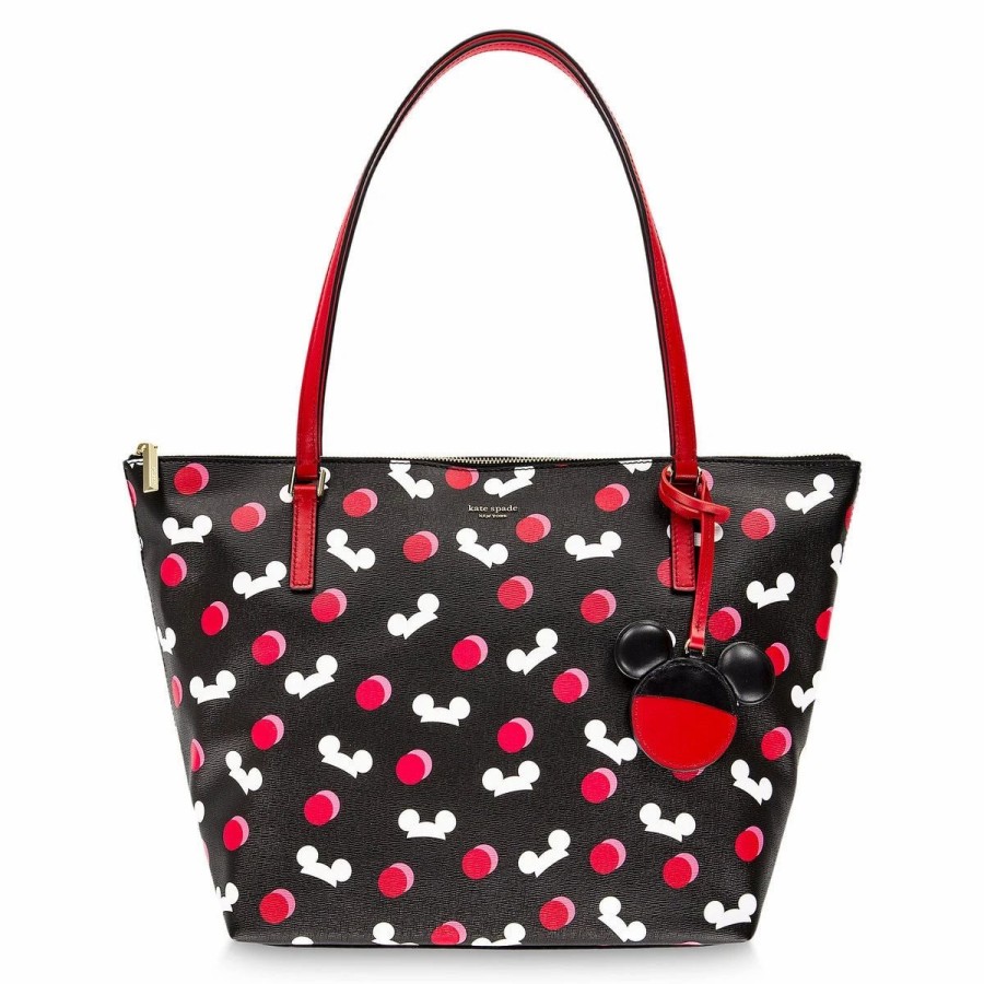 Bags And Totes * | Disney Kate Spade Tote Bag Mickey Mouse Ear Hat Black