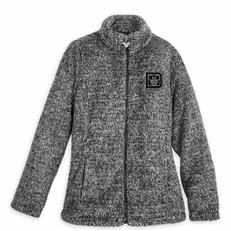 Adult * | Disney Jacket For Women Walt Disney World Plush Fleece Gray