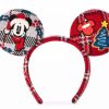 Hats * | Disney Ears Headband Mickey Mouse Holiday Sweater