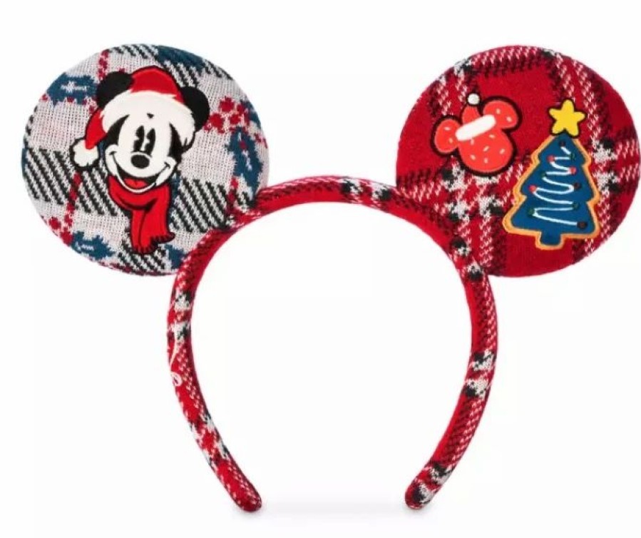 Hats * | Disney Ears Headband Mickey Mouse Holiday Sweater