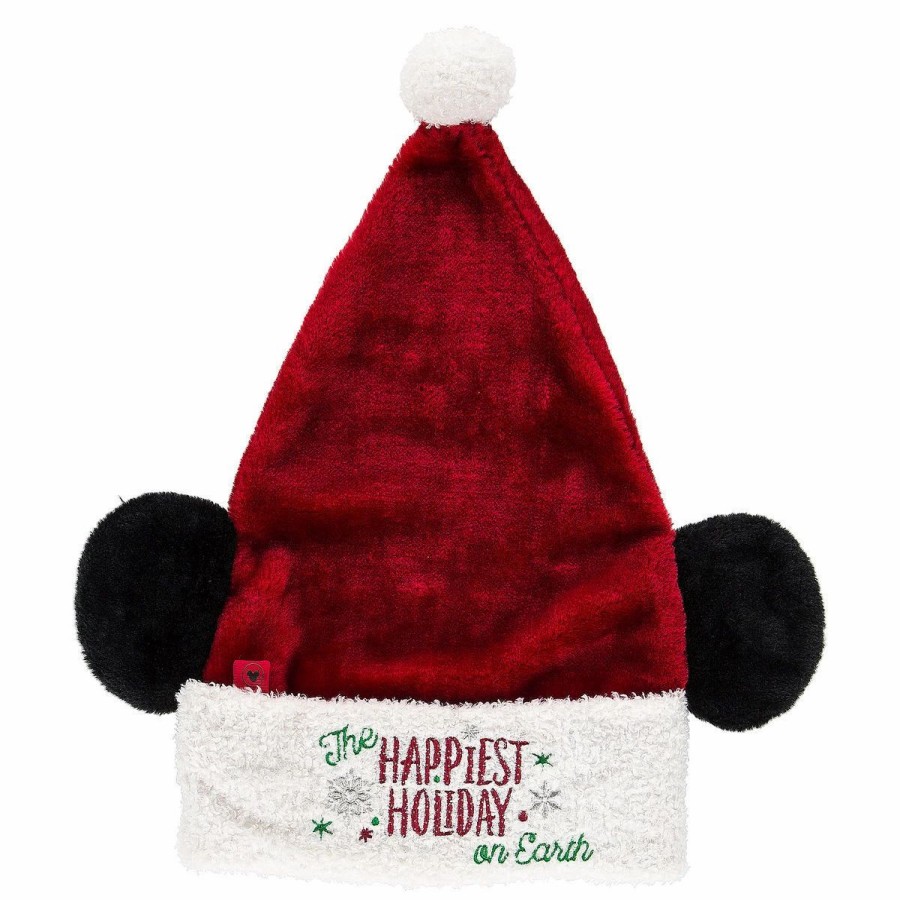 Hats * | Disney Christmas Hat Mickey Mouse Santa Ear Hat Light Up