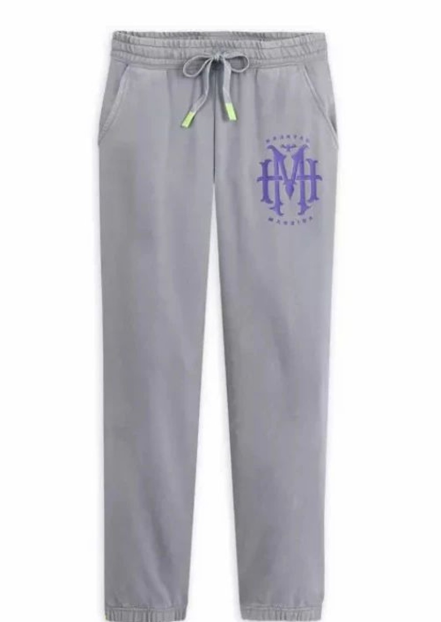 Adult * | Disney Jogger Pants For Adults The Haunted Mansion Gray