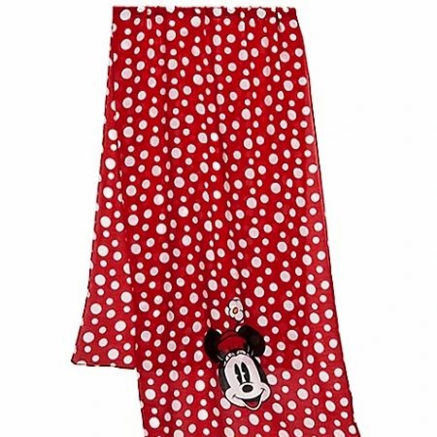 Accessories * | Disney Scarf Polka Dot Minnie Mouse