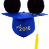 Hats * | Disney Hat Ears Graduation Cap Class Of 2016 Mortarboard