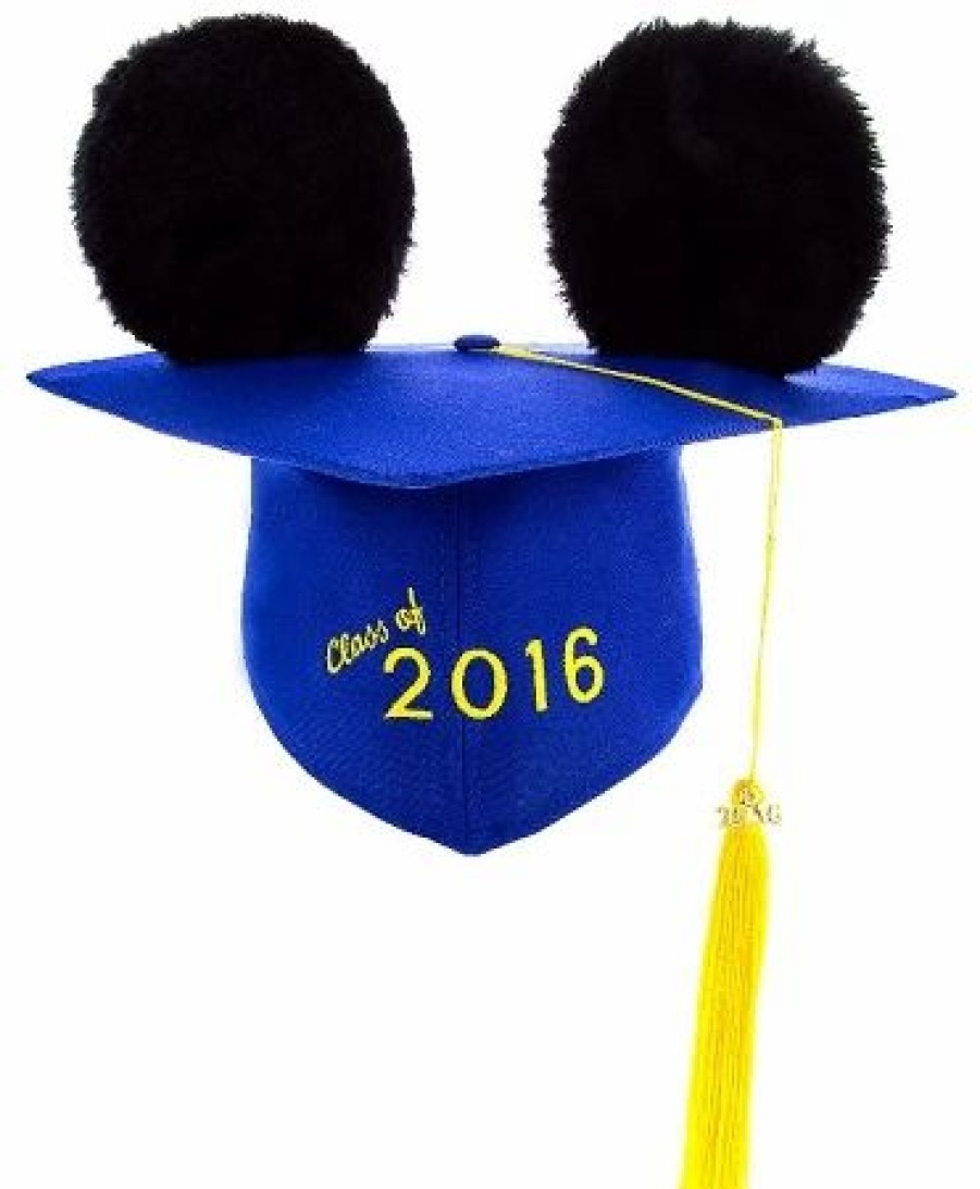 Hats * | Disney Hat Ears Graduation Cap Class Of 2016 Mortarboard