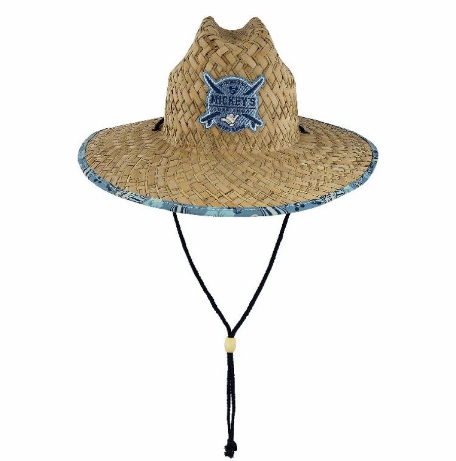 Hats * | Disney Straw Hat For Adults Mickey'S Surf Shop