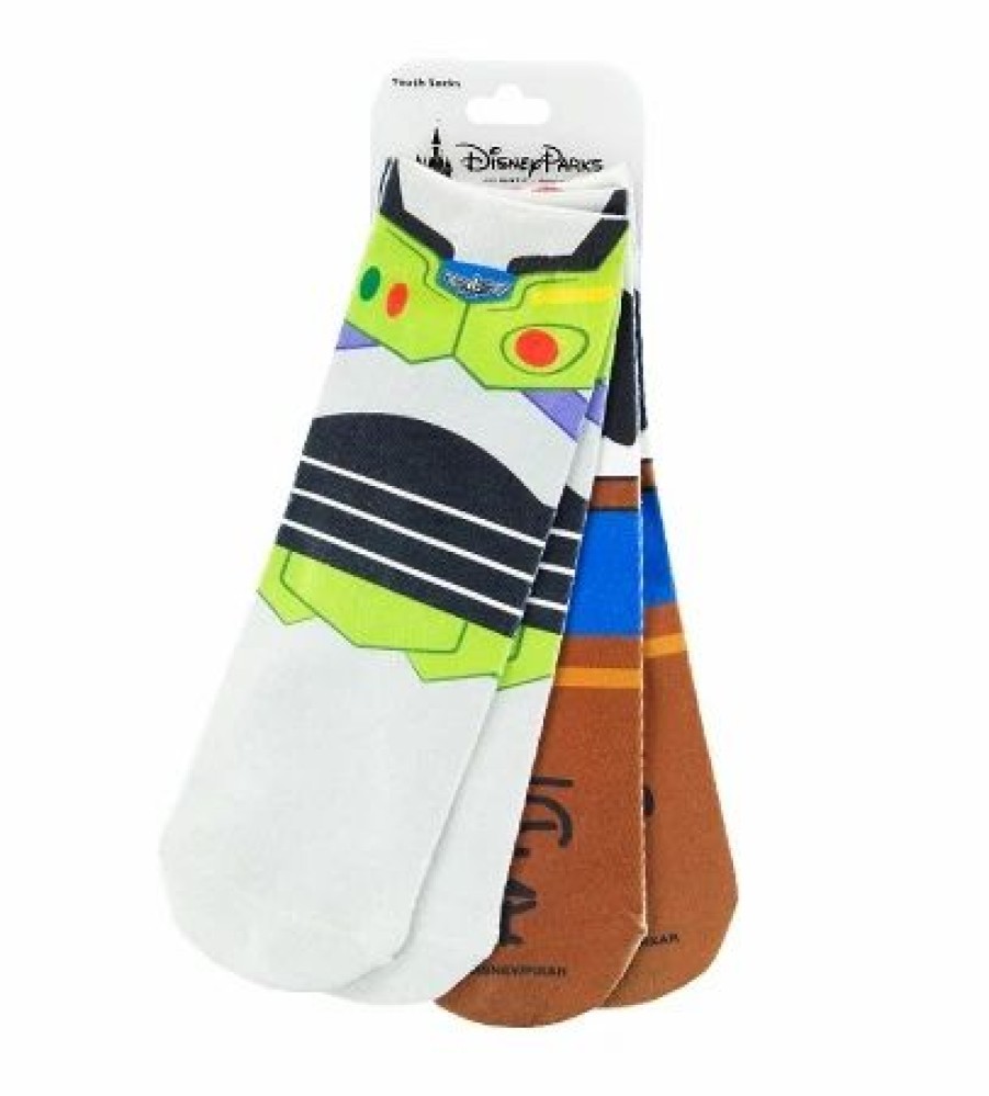 Socks * | Disney Youth Socks Toy Story Woody And Buzz Lightyear