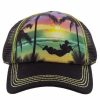 Hats * | Disney Hat Baseball Cap Mickey On Beach With Surf