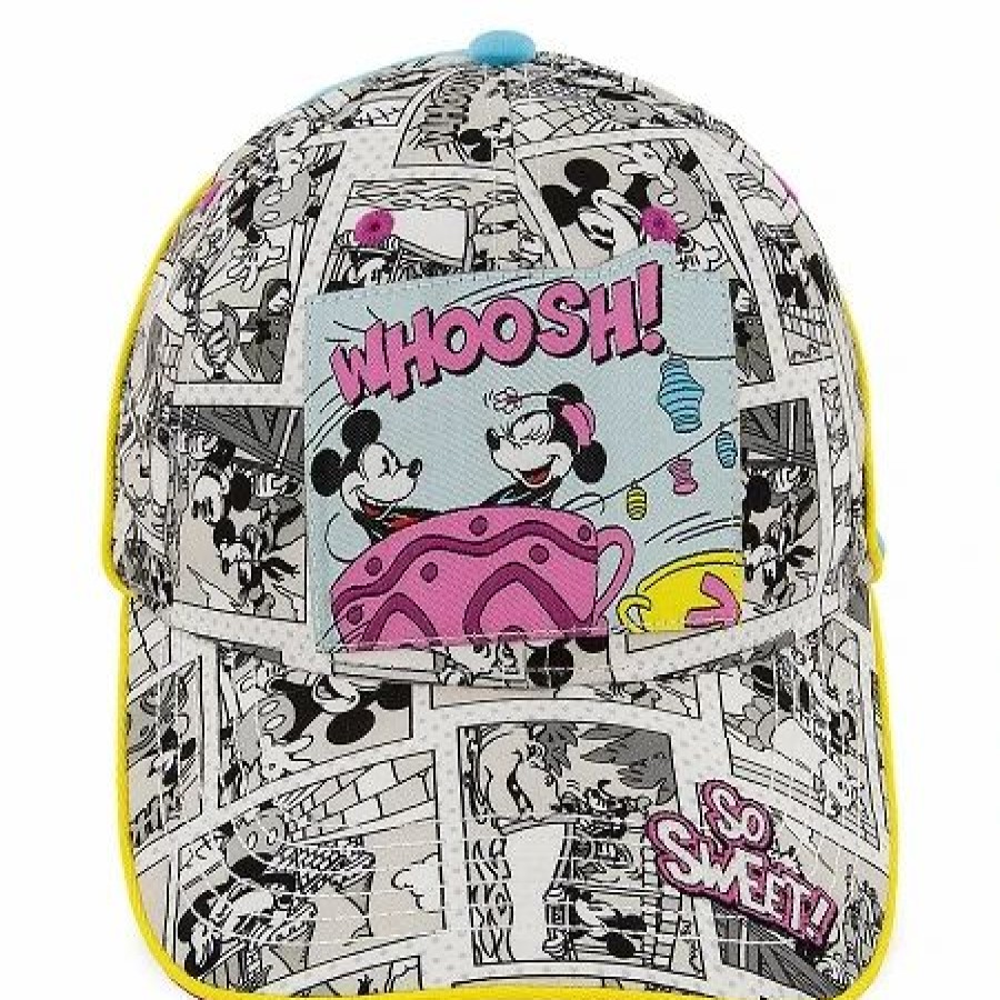 Hats * | Disney Hat Baseball Cap Mickey And Minnie Mouse Comic