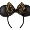 Hats * | Disney Ears Headband 50Th Anniversary Black & Gold