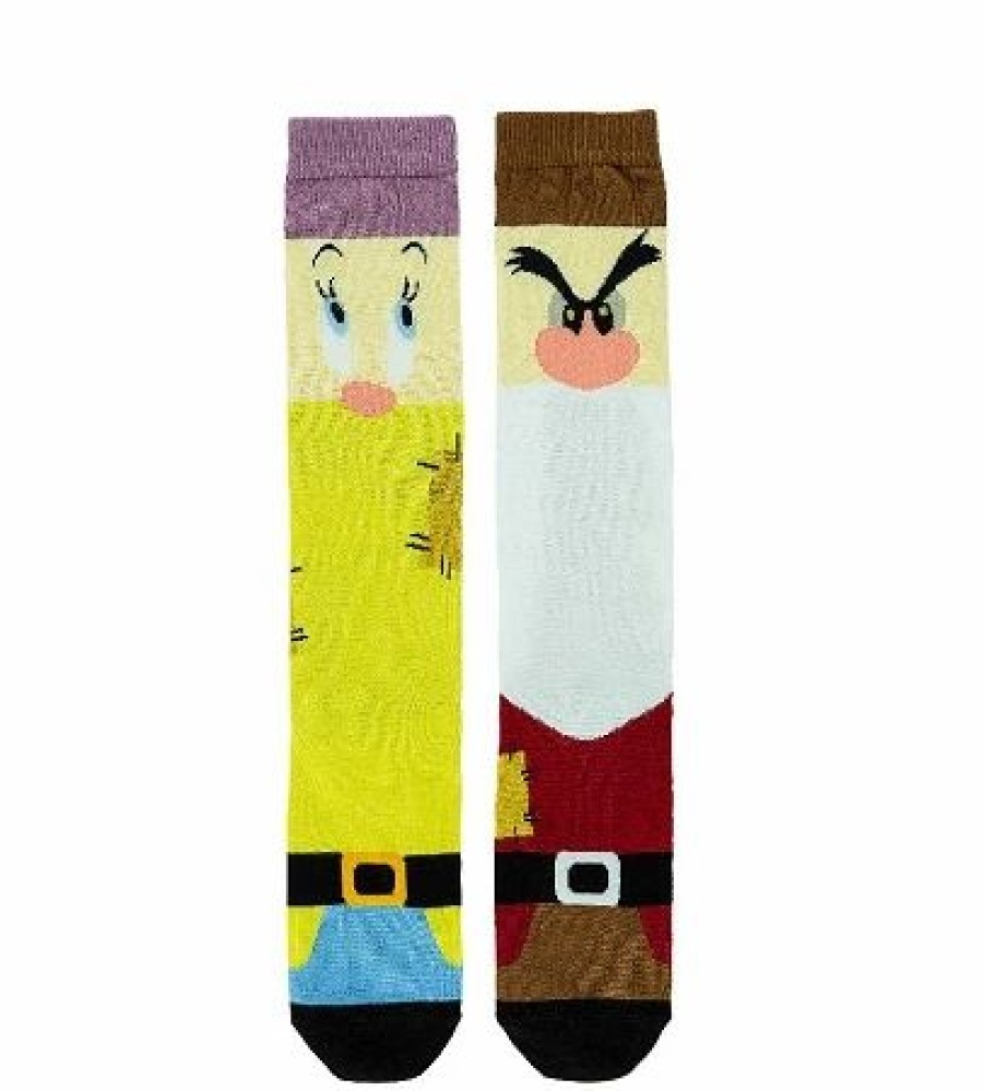 Socks * | Disney Adult Socks Dwarfs Grumpy And Dopey