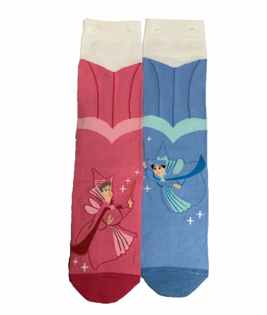 Socks * | Disney Socks For Adults Make It Pink, Make It Blue Good Fairies