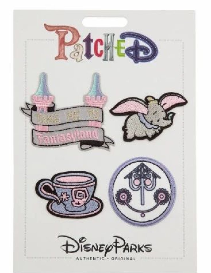 Accessories * | Disney Iron On Patch Patched Fantasyland