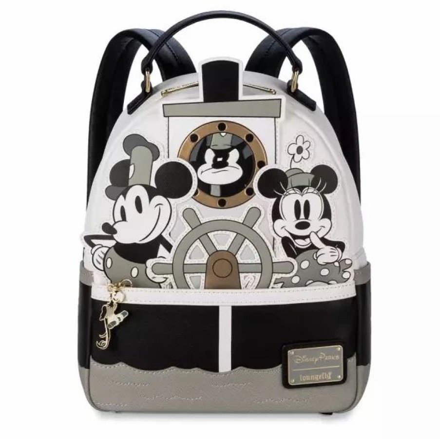 Bags And Totes * | Disney Loungefly Backpack Steamboat Willie