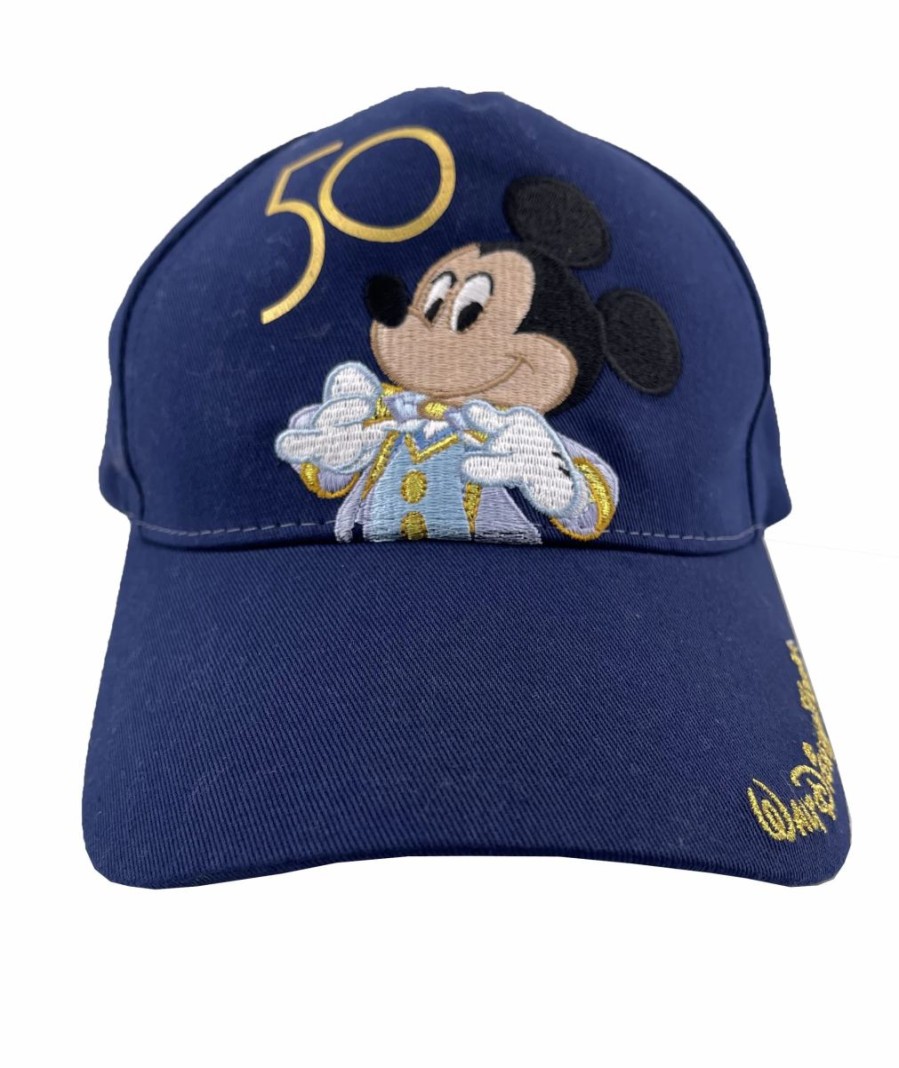 Hats * | Disney Hat Baseball Cap 50Th Anniversary Mickey Youth