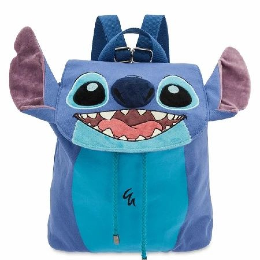 Bags And Totes * | Disney Backpack Bag Stitch Talking Backpack