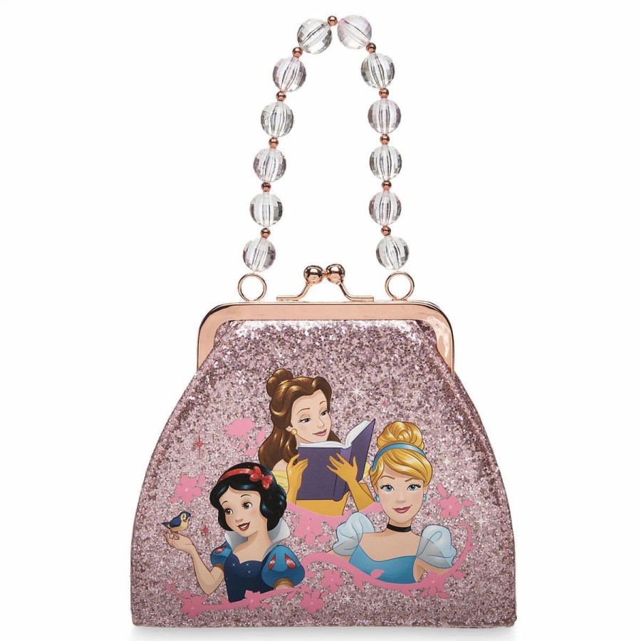 Bags And Totes * | Disney Purse For Girls Disney Princesses Sparkle Pink