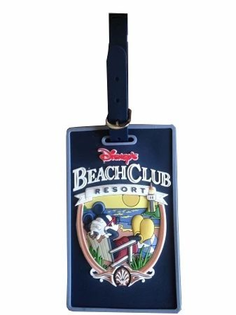 Bags And Totes * | Disney Luggage Bag Tag Disney'S Beach Club Resort