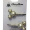 Accessories * | Disney Hair Accessory Mickey Mouse Barrette Clip Jeweled Pearl