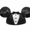 Hats * | Disney Hat Ears Hat Mickey Mouse Groom Happily Ever After