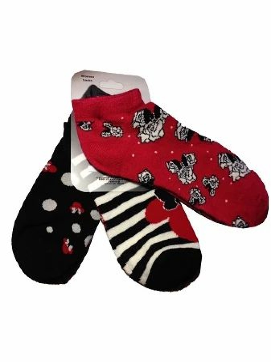 Socks * | Disney Socks For Women Minnie Mouse Walt Disney World 3 Pack