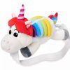 Bags And Totes * | Disney Plush Backpack Rainbow Unicorn Inside Out