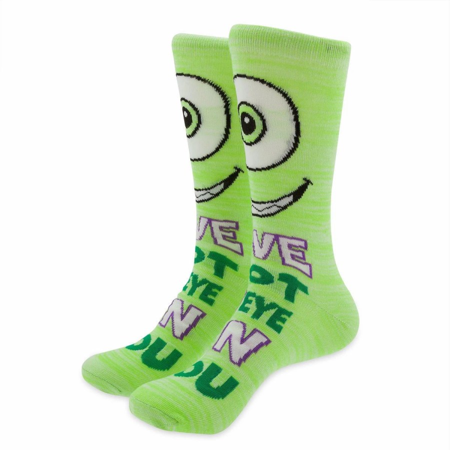 Socks * | Disney Socks For Adults Mike Wazowski I'Ve Got My Eye On You