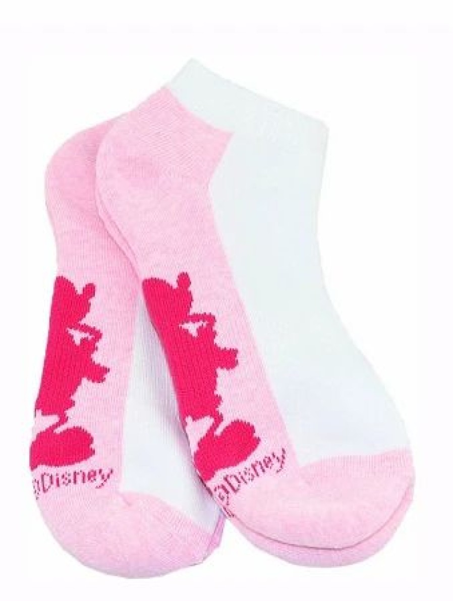 Socks * | Disney Socks For Women Mickey Mouse Silhouette Disney World 2 Pk