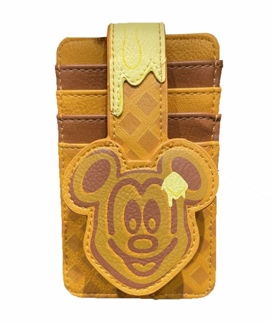 Accessories * | Disney Credit Card Holder Mickey Mouse Waffle