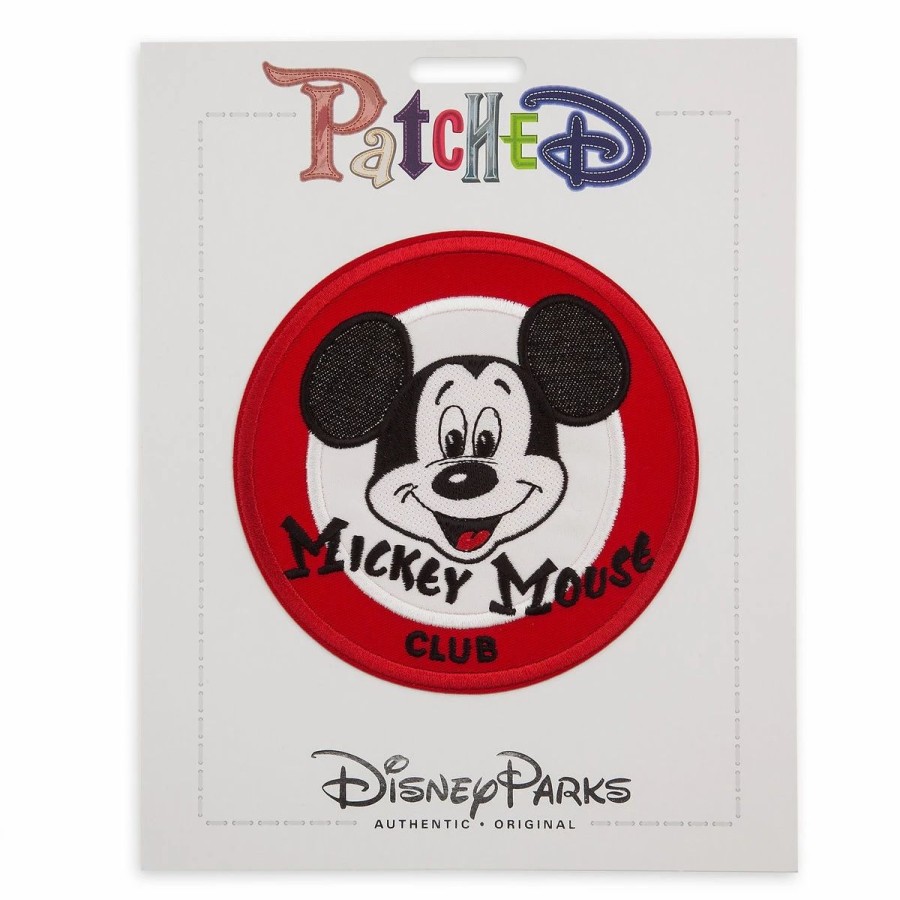 Accessories * | Disney Iron On Patch Patched Mickey Mouse Club