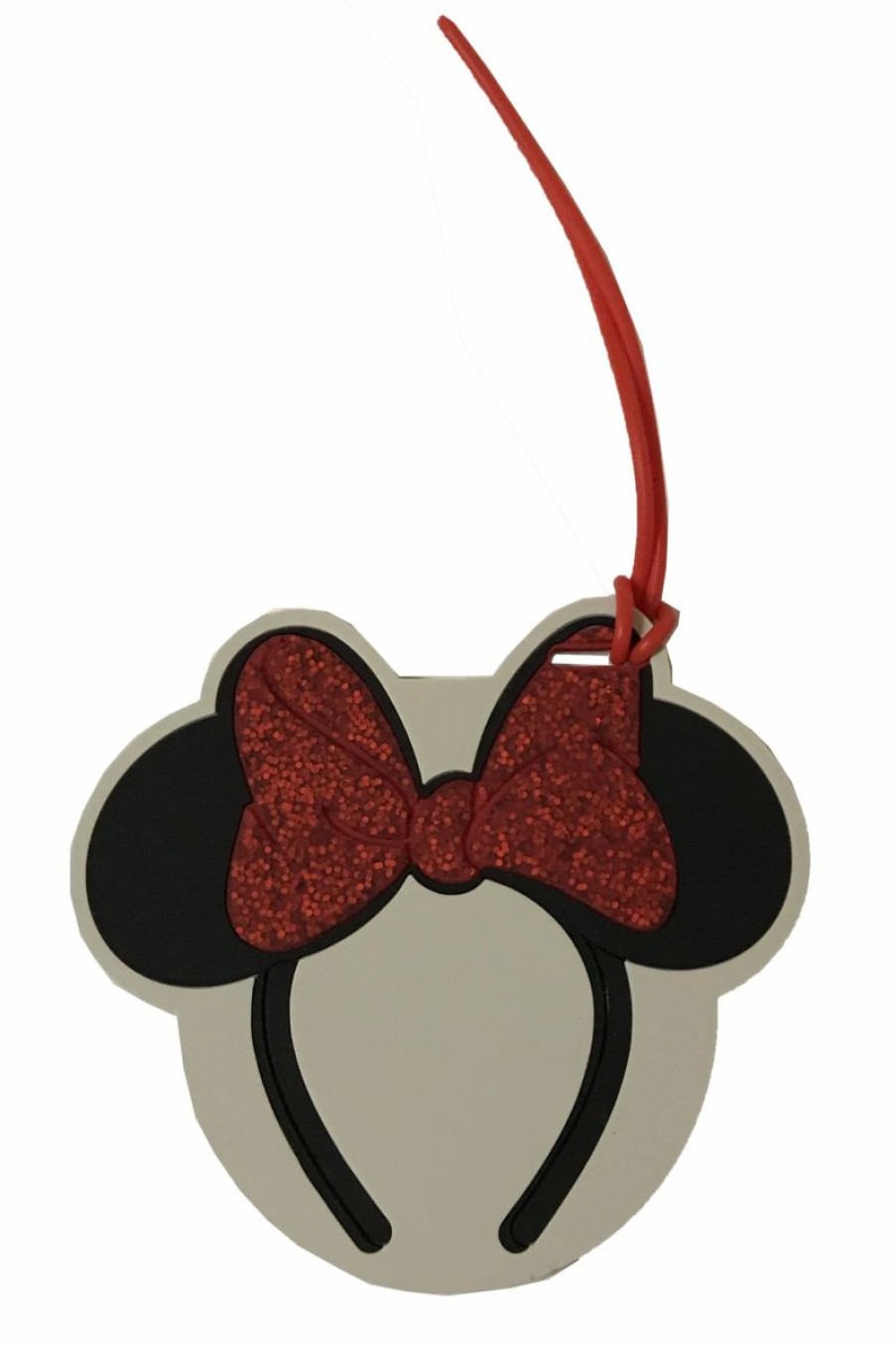 Bags And Totes * | Disney Luggage Bag Tag Minnie Mouse Ears Headband