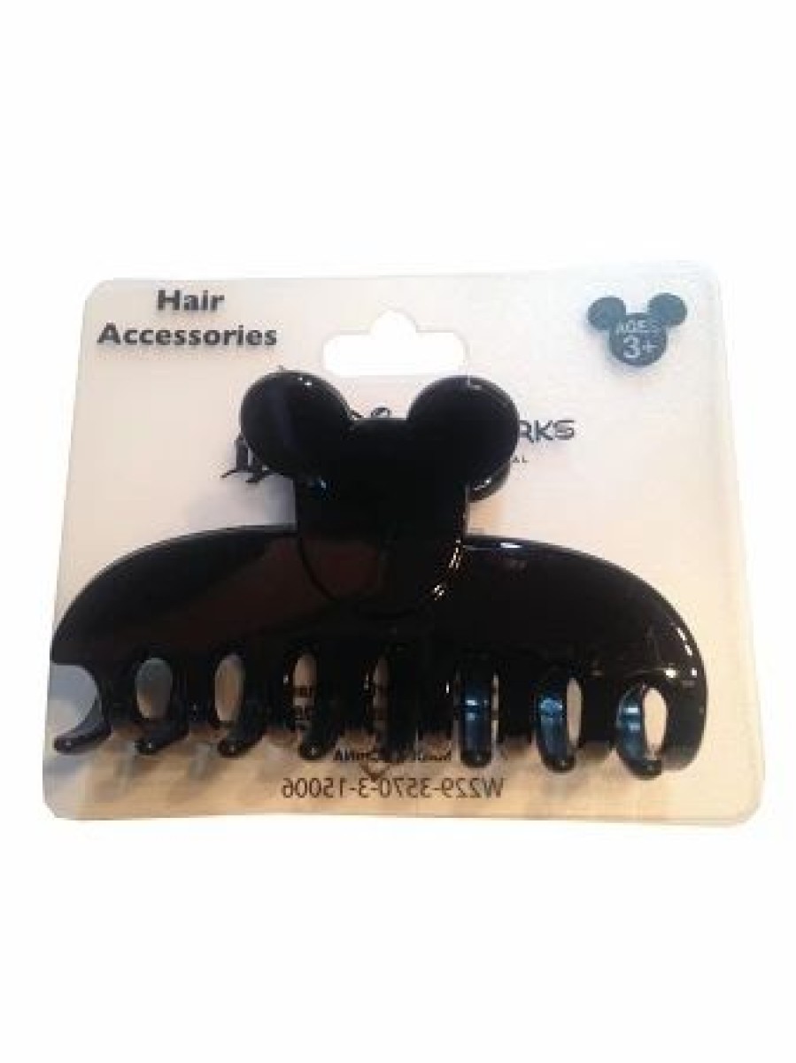 Accessories * | Disney Hair Accessory Mickey Mouse Hair Clip Black