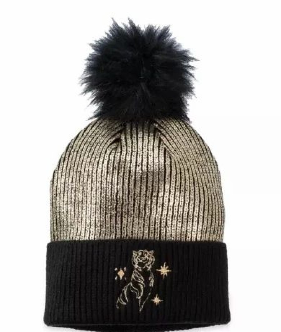 Hats * | Disney Beanie For Adults Rajah Pom Aladdin