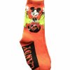 Socks * | Disney Socks For Youth Halloween Mickey Mouse Light Up