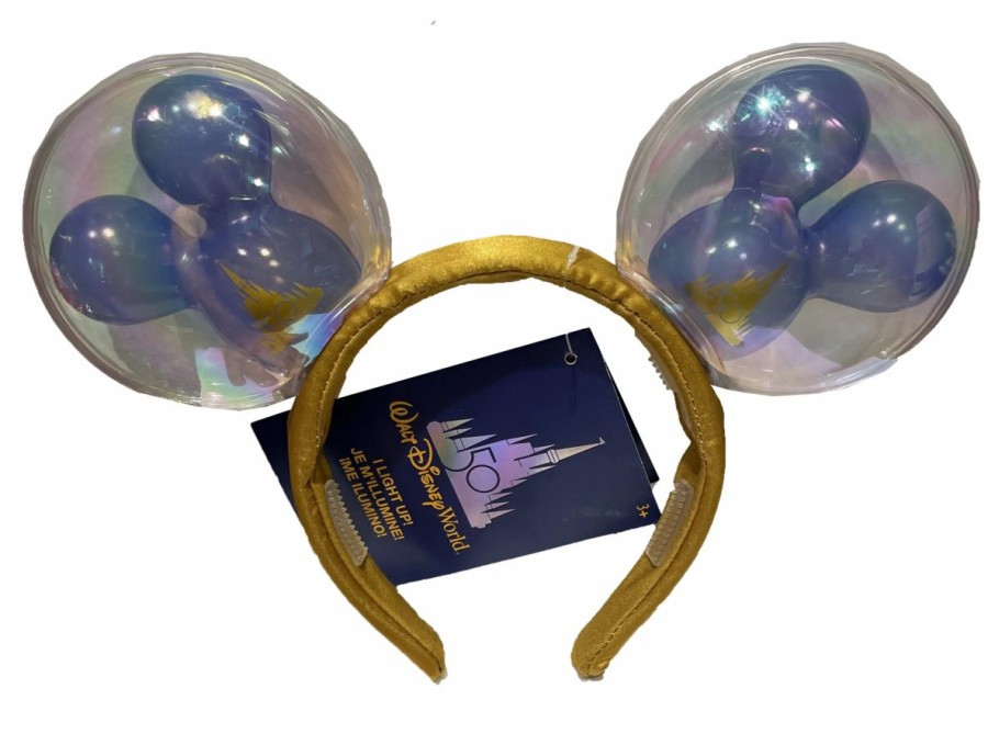 Hats * | Disney Ears Headband 50Th Anniversary Mickey Balloons