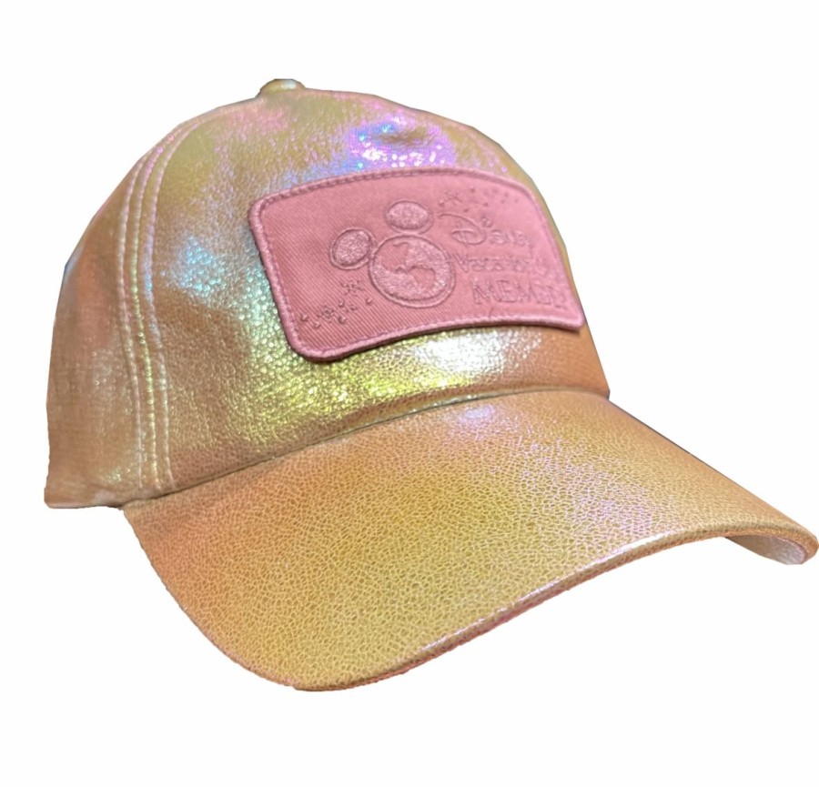 Hats * | Disney Hat Baseball Cap Disney Vacation Club Member Shimmering